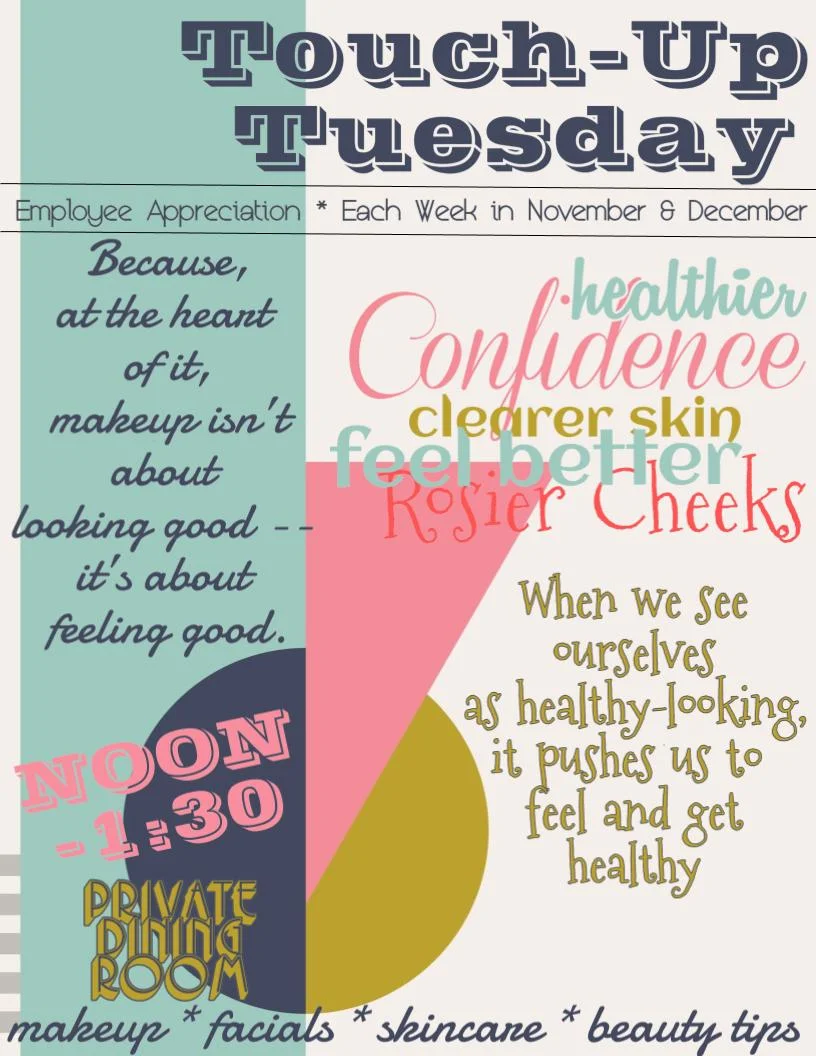 Touch-Up Tuesday Employee Appreciation Promotional Flyer-Original