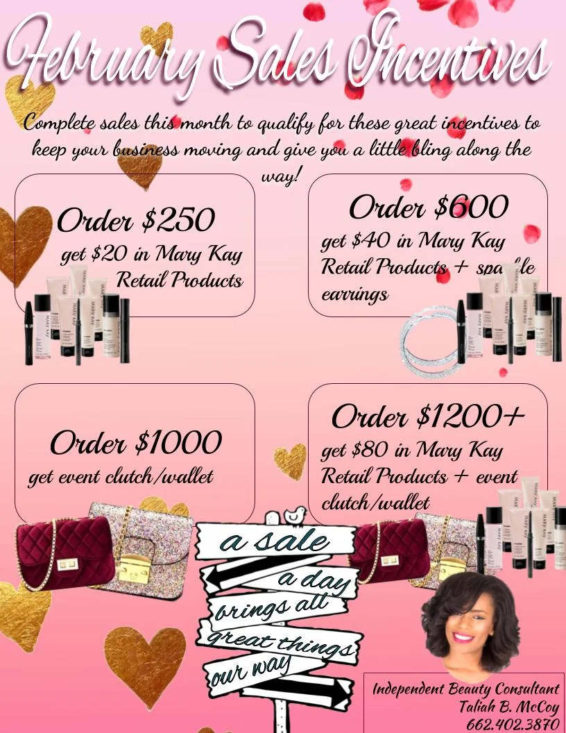 February Themed Team Incentive Flyer