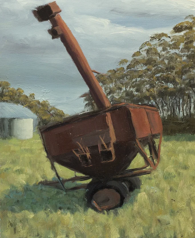 Rusty Machinery. 20 X 30cm. $80