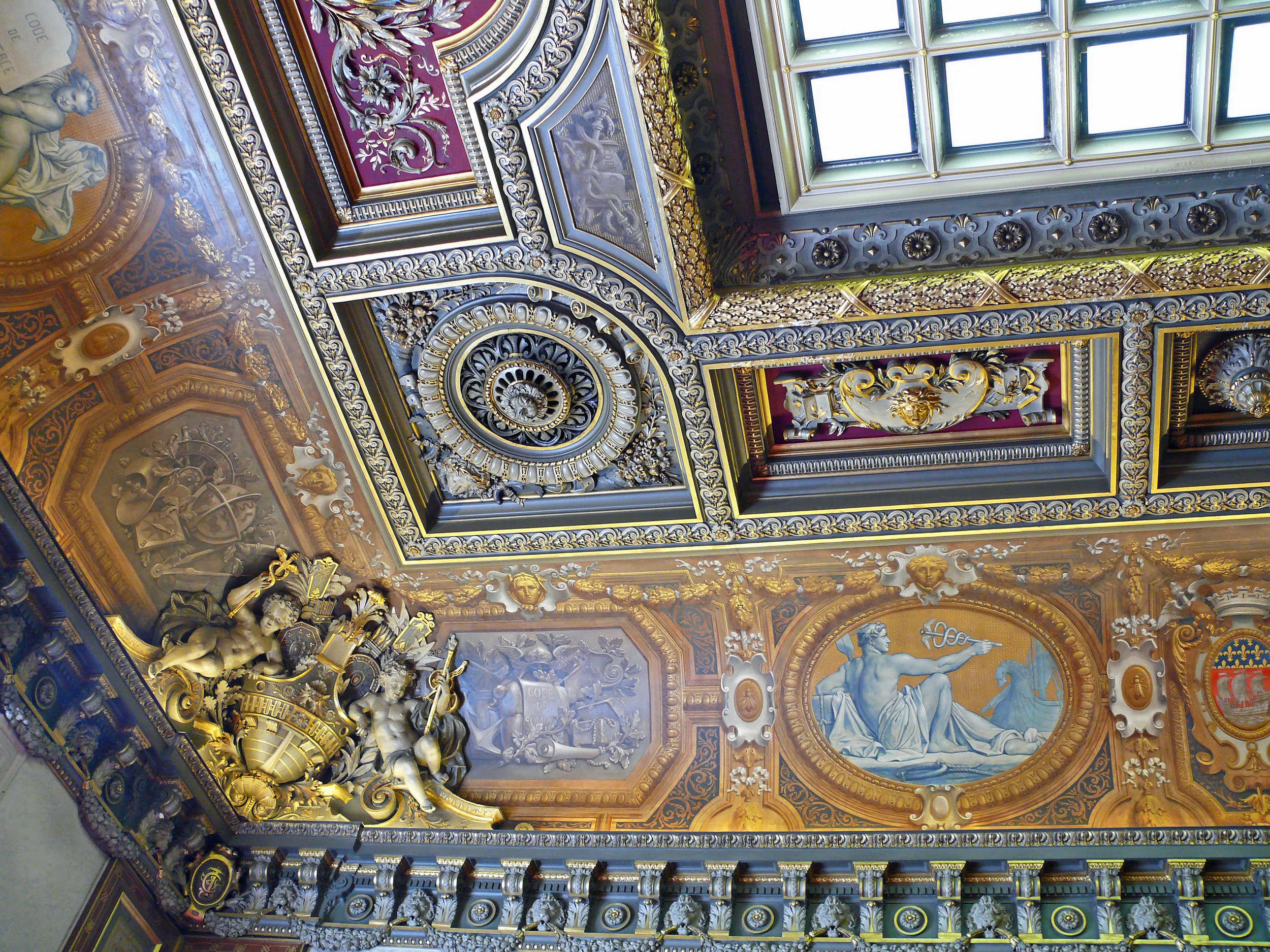 Paris_-_Tribunal_de_Commerce_-_Détail_d'un_plafond.JPG