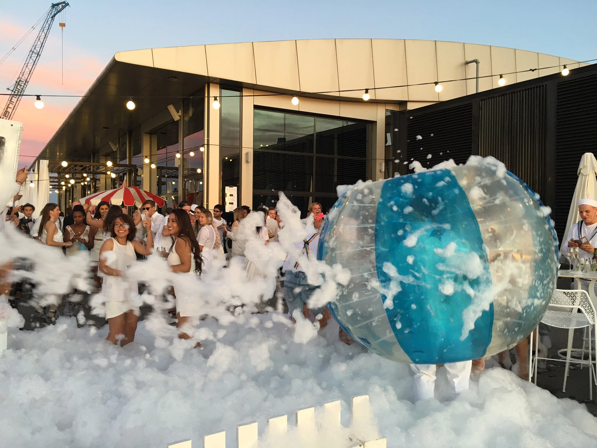 Dance Floor Foam Party Bubble