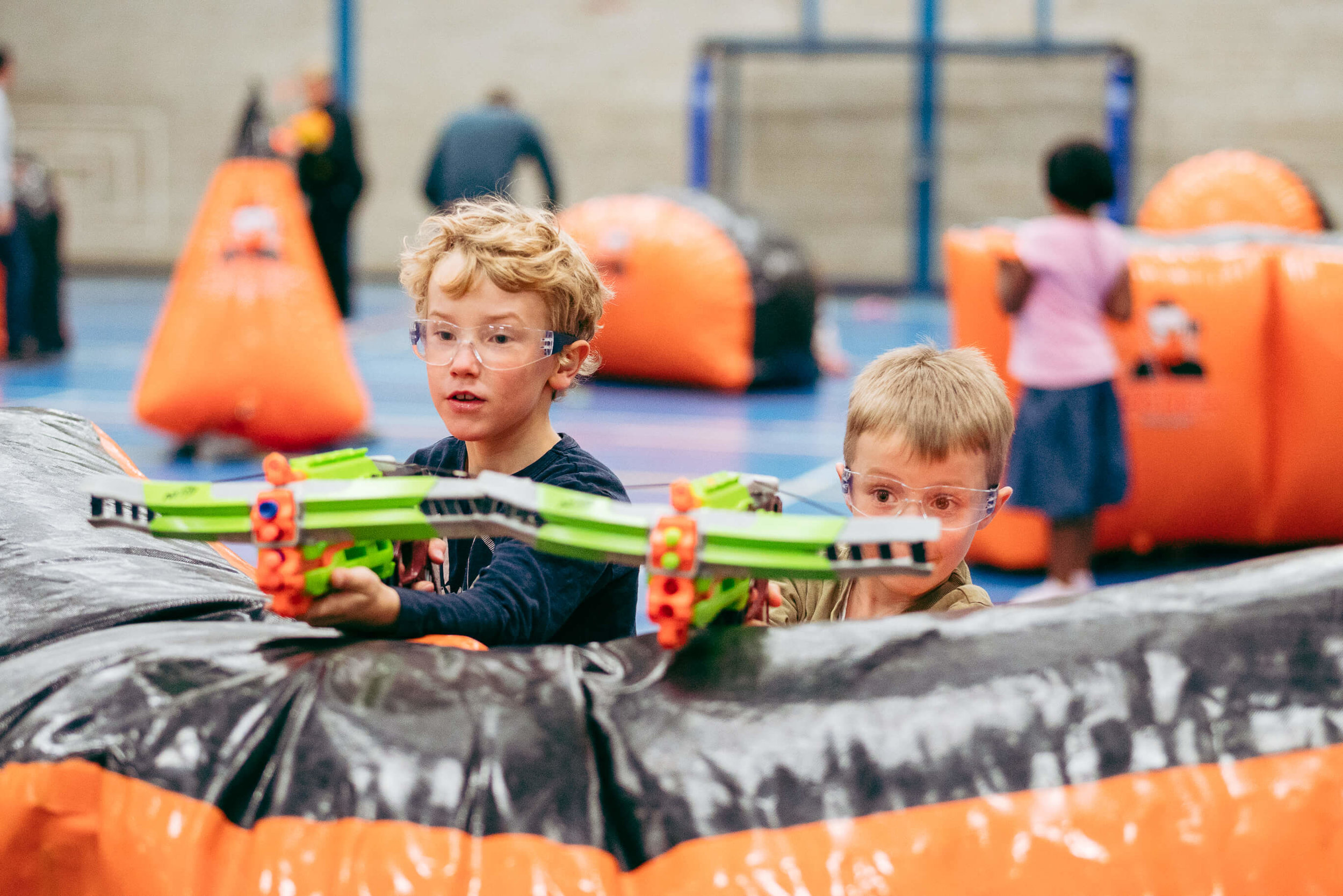 nerf gun inflatable