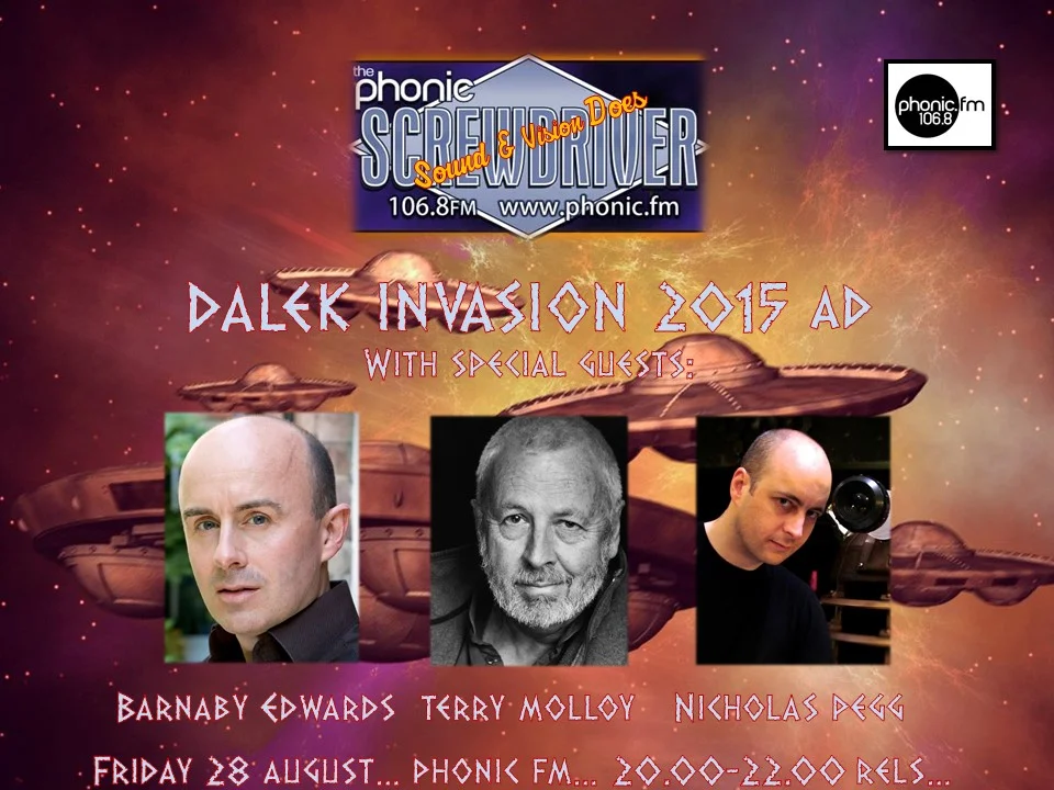 Daleks and Davros on the radio