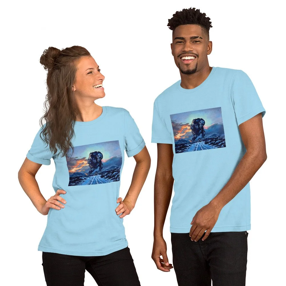 unisex-staple-t-shirt-ocean-blue-front-6a96c27cbcc61.jpg