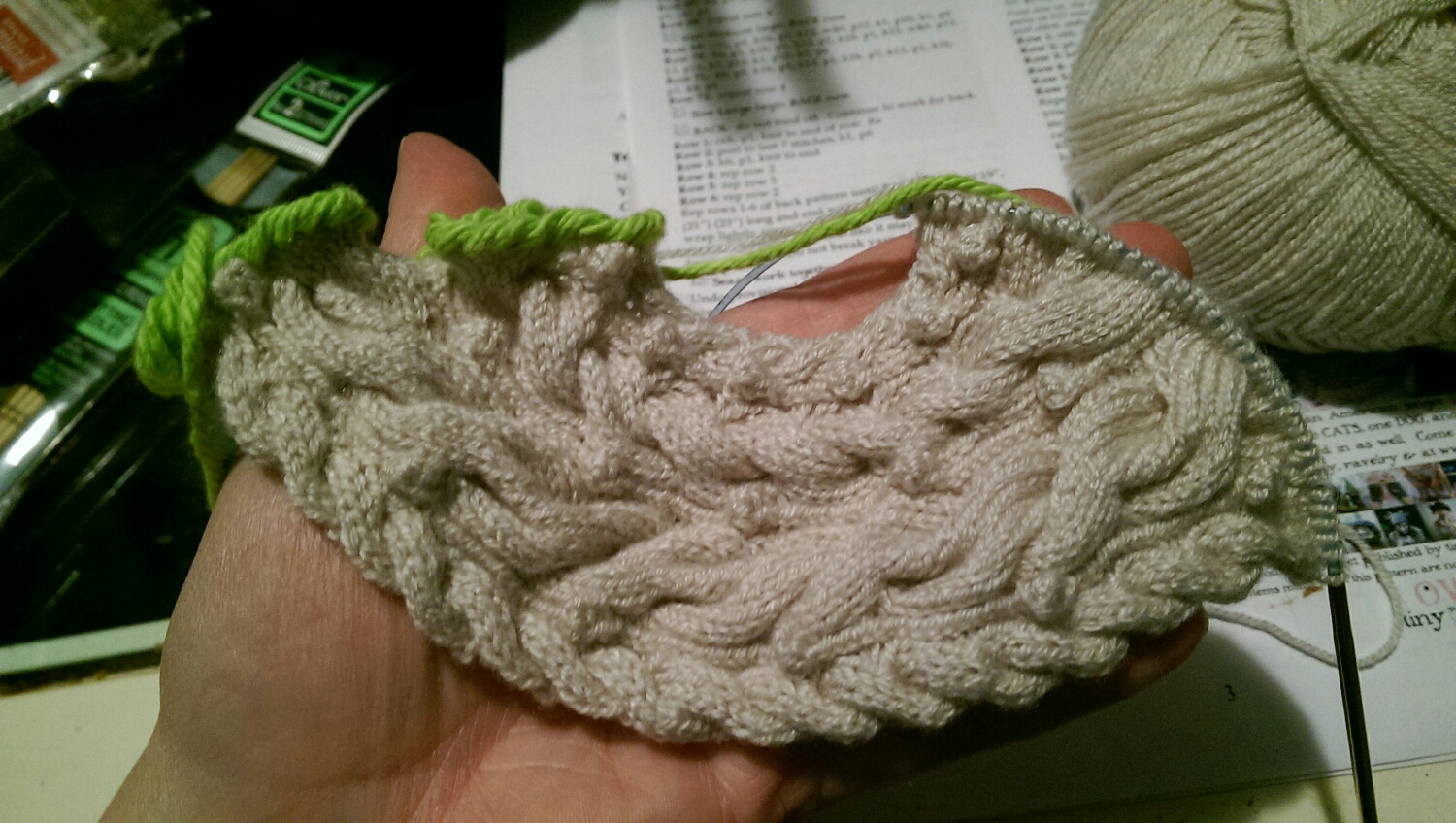 The front section is complete.