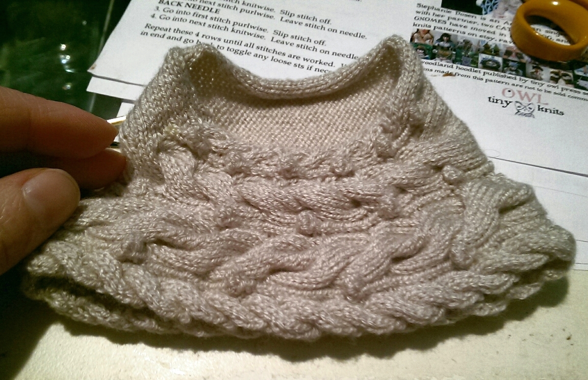 The front and back completed, and seam done. 