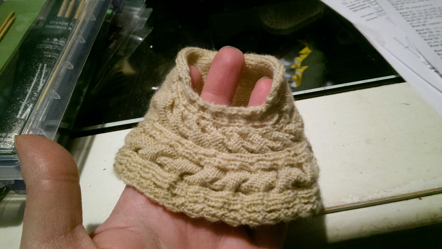 Here is what it looks like turned inside out. 