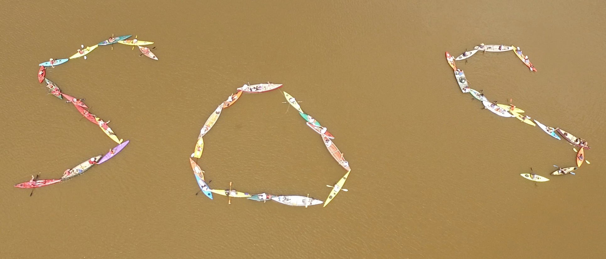 Sunday, July 29th, 2018 Drone footage by Cody Buesing / ReThink Films Keith Buesing conceptualized and organized a live community art exhibition with kayaks and canoes. Together they spelled "SOS" - "Save Our Sanctuary" in an effort to save Tillson Lake. 
