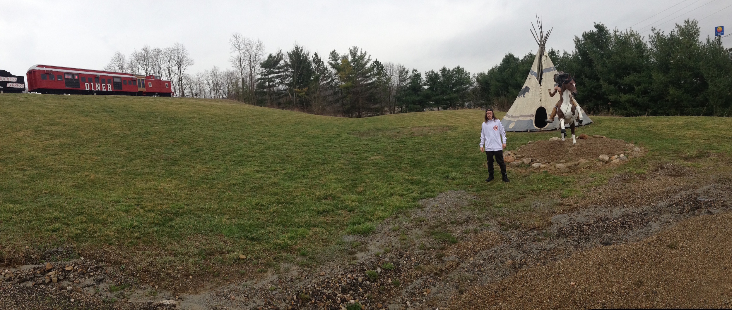 Sab, somewhere between Columbus and Cleveland