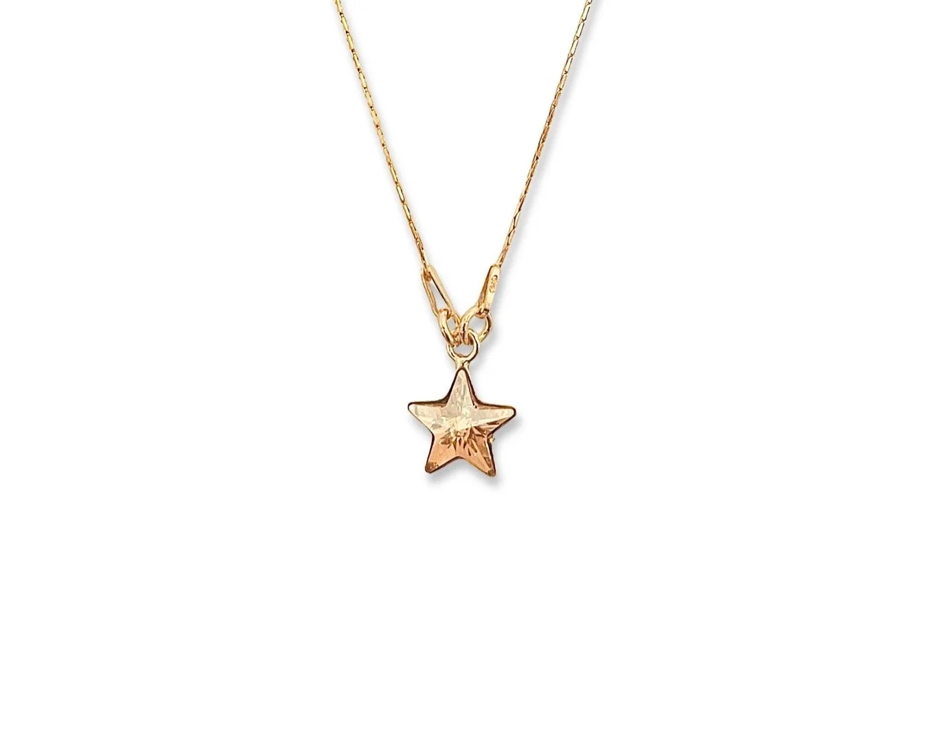 gold star necklace .JPG