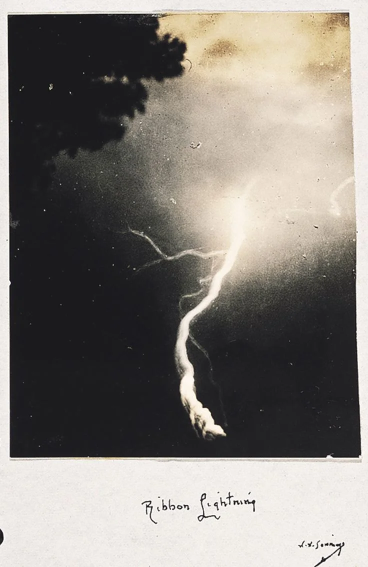 "Ribbon Lighting" | William Jennings | Public Domain