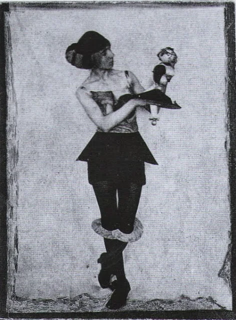 "Hannah Hoch and Dada Doll" | Sourced via Pinterest | 1925