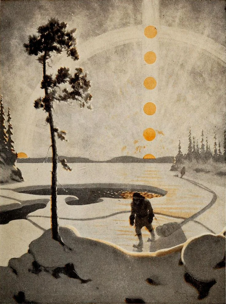 "Postmen of the Wilderness" | Arthur Heming | 1921 | Sourced via publicdomainreview.org