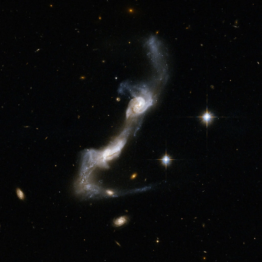 Interacting Galaxies | Hubble Telescope | sourced via Wikimedia Commons