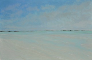 Turquoise and White