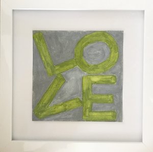 Love Square Green/Gray