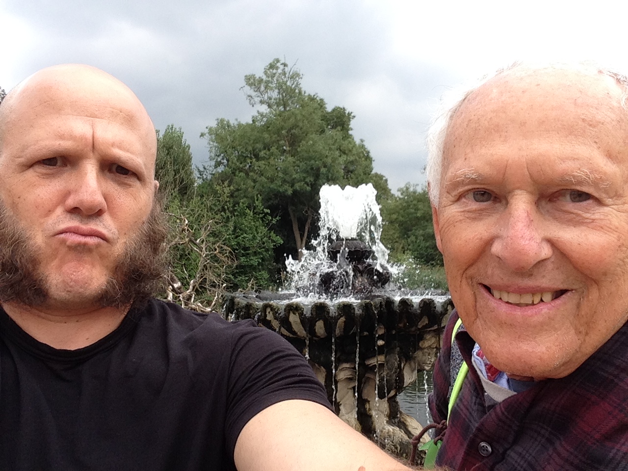  The Italian fountains for a goodbye hug? Not too shabby! 