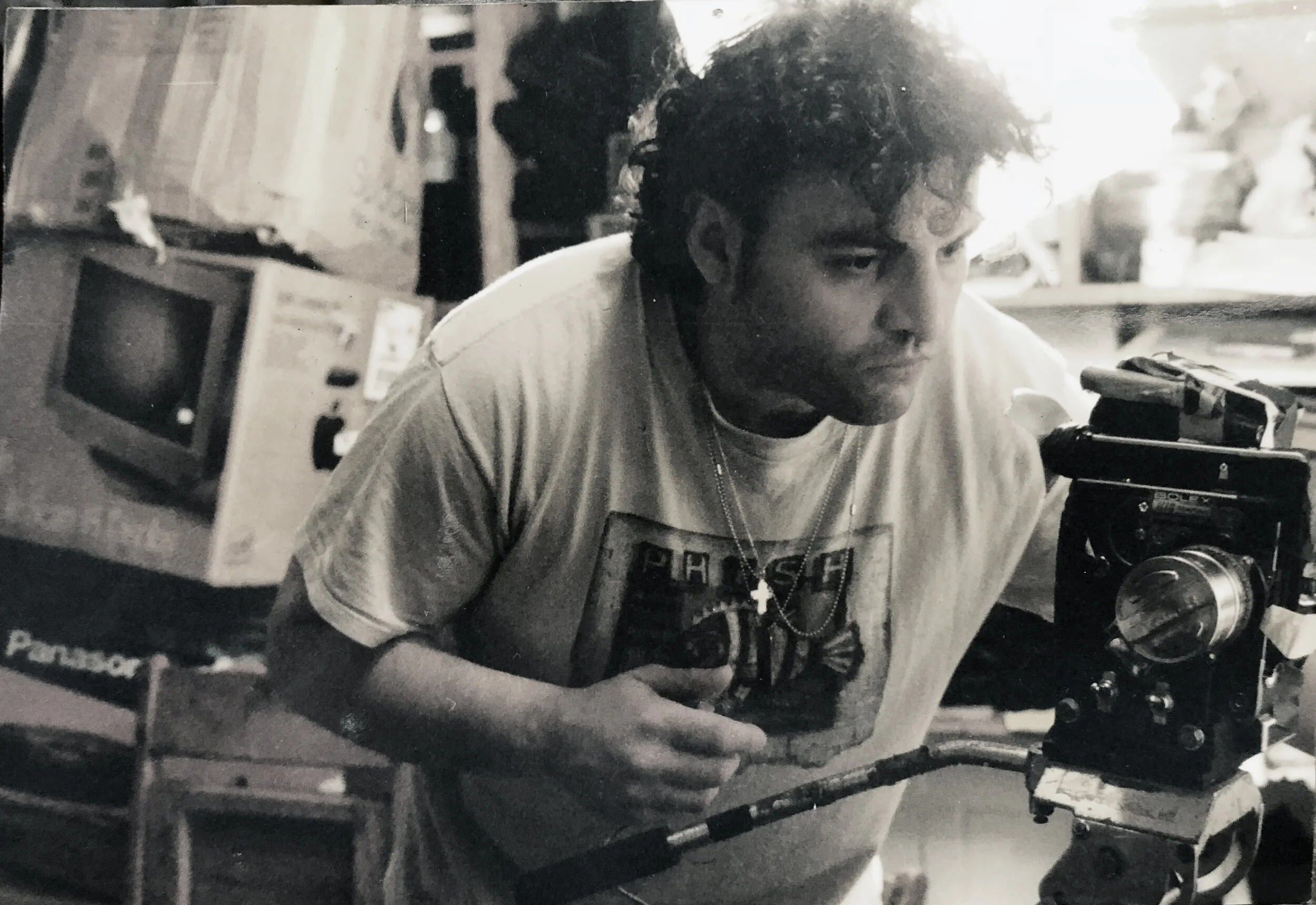 Tom with bolex.JPG