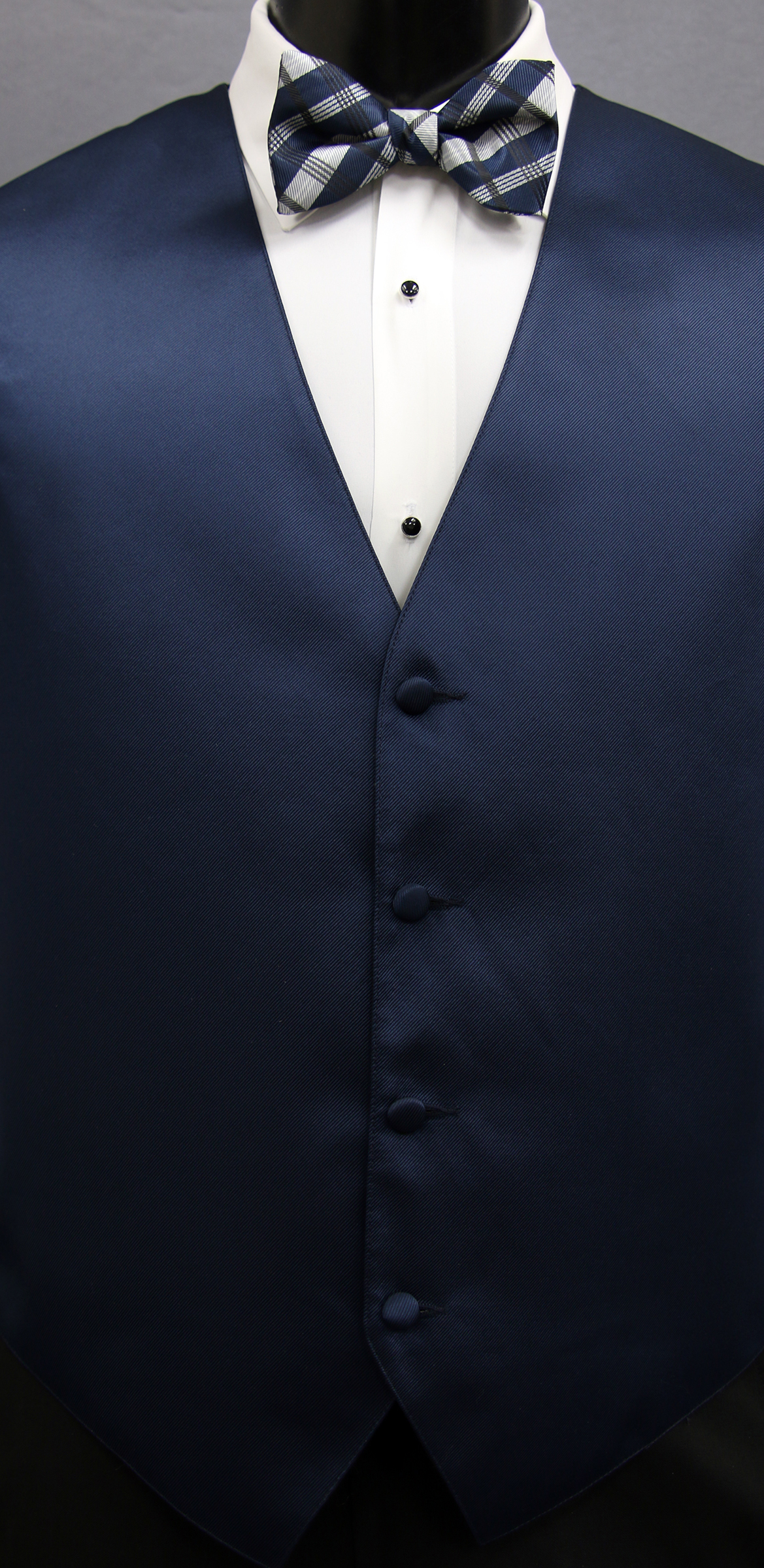 Simply Solid Dark Navy by Larr Brio