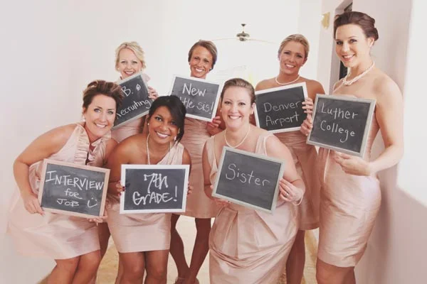 What a great way to capture how all of your leading ladies know you.....