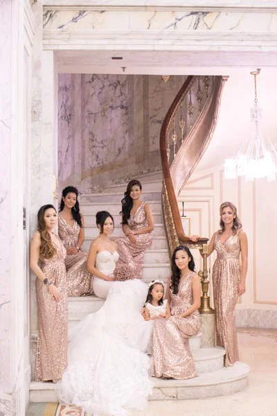If you are having a formal affair, you may want to capture a formal shot with your girls