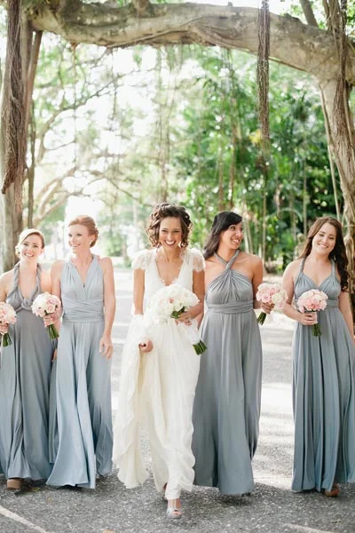 While walking to the aisle you may want to capture the moment with your ladies
