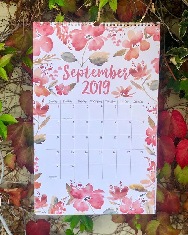 Can’t believe how quickly September is flying by! I loved designing this calendar for #tjmaxx & #homegoods...I have exciting news! I will be designing a new calendar for 2020. A lot of you have been asking and I will let you know when it’s in stores. I really appreciate your support and kind words about my calendars! 🙏💖 #september2019 #calendar2019 #calendar2020 #calendarart #wallcalendar