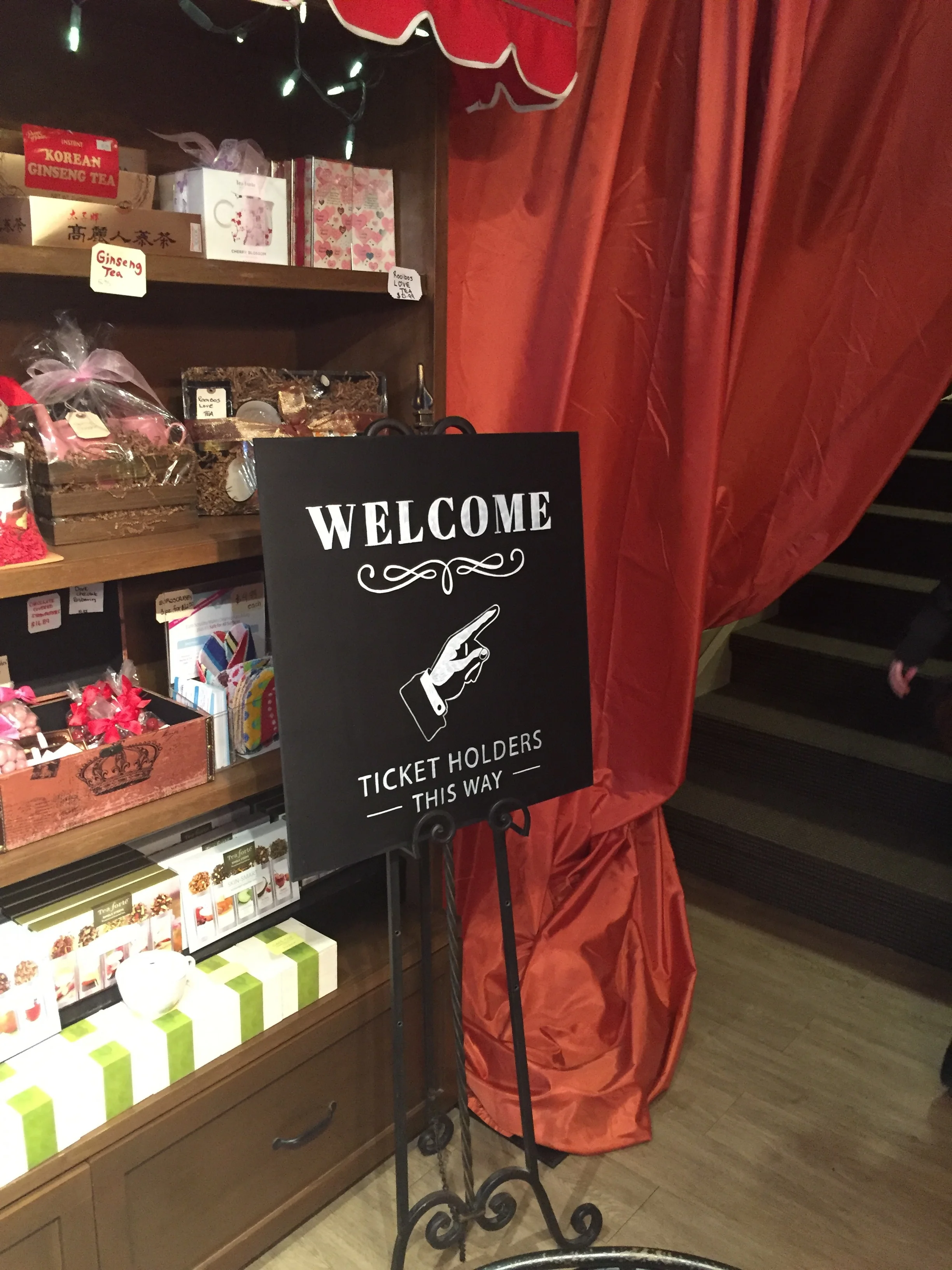 Moments Magazine s teampunk-inspired launch party. Issue Launch chalkboard by Chalkboards & Co.