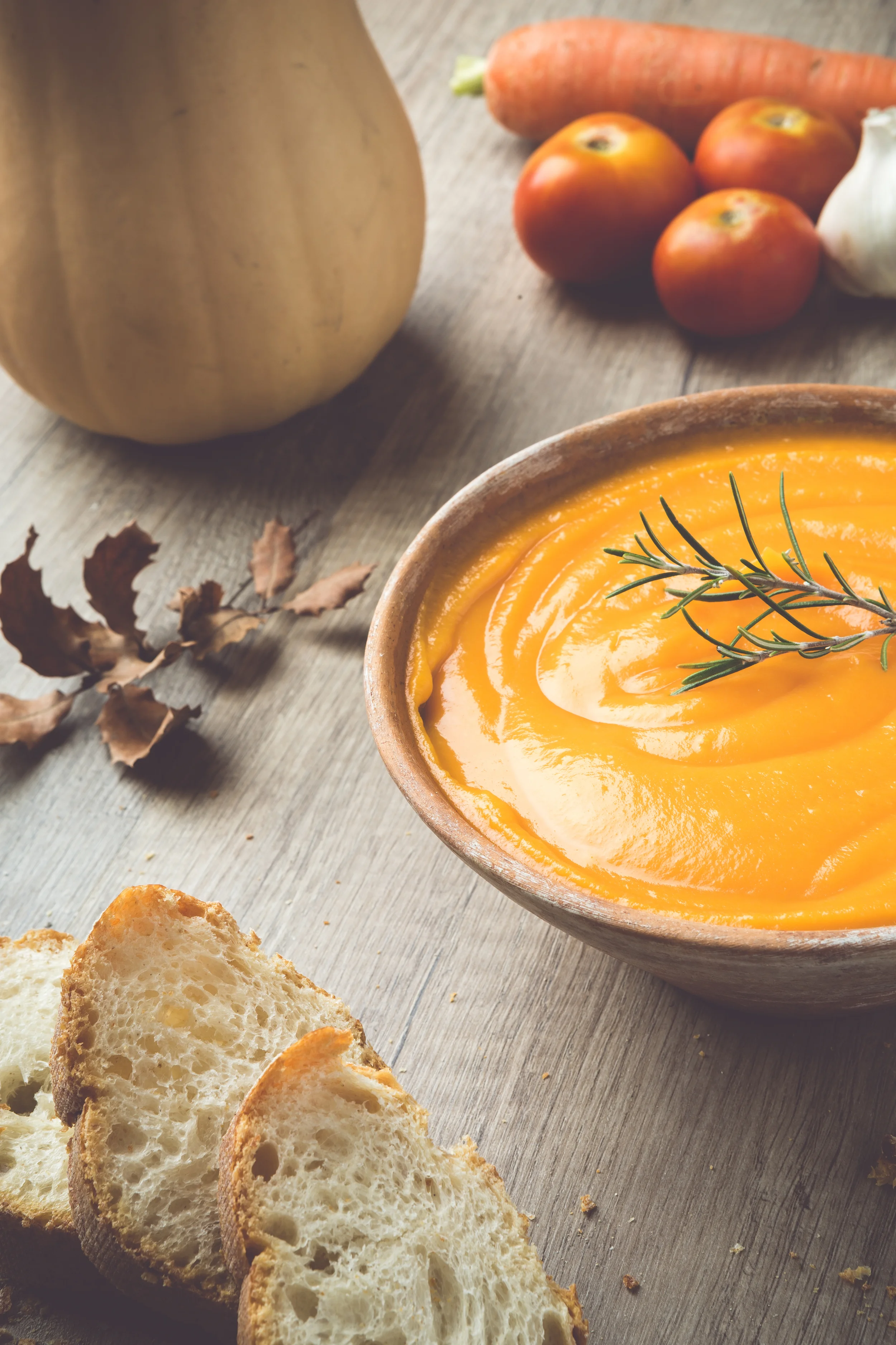 butternut squash & apple soup