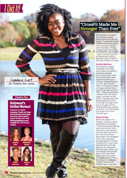 Read the whole story from the February 2015 issue of FITNESS .