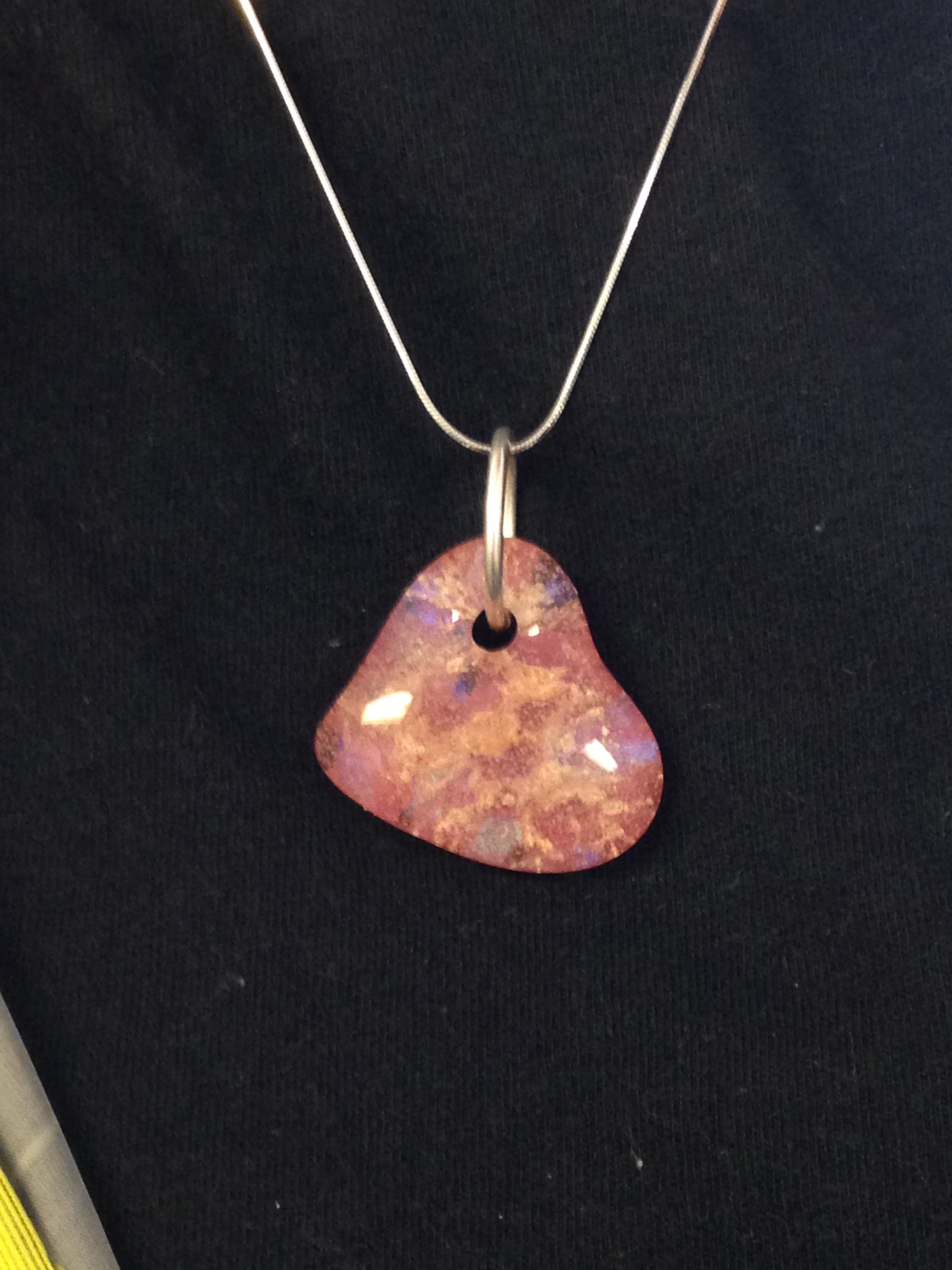 This is a pendant with Gala in it.