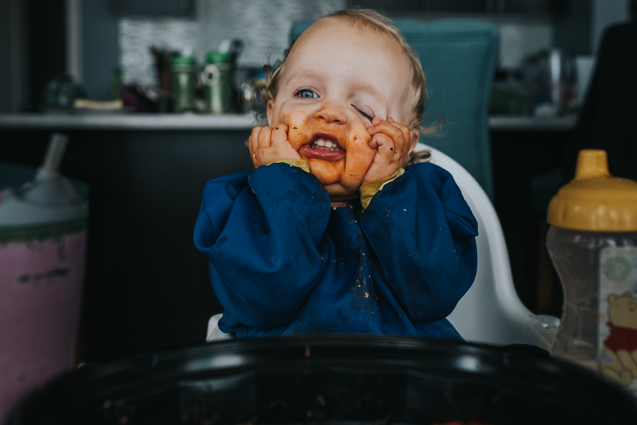 My girl loves her food...its written all over her face!
