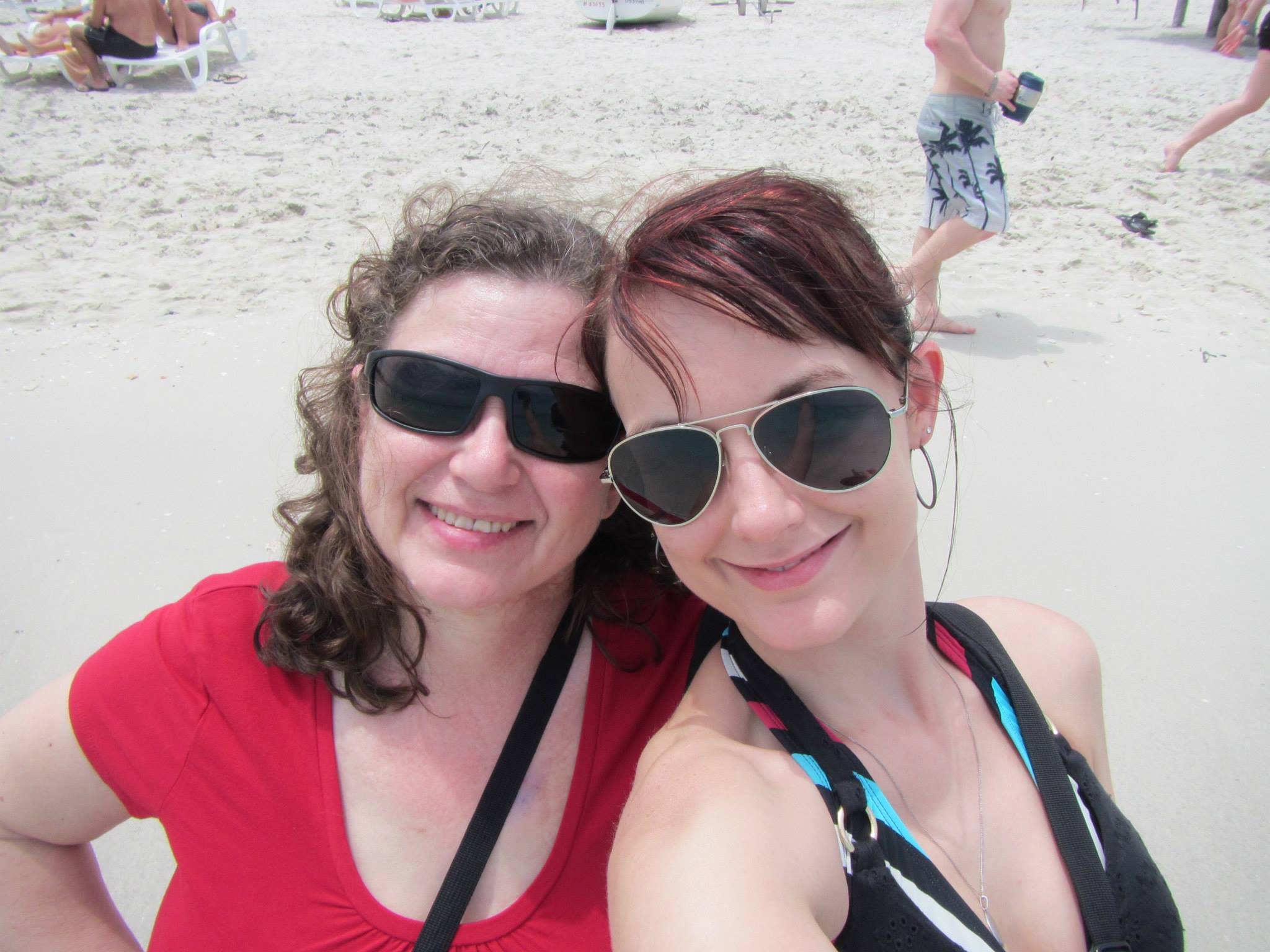 My mum is one of my best friends. She has had a lot of tough things happen to her in her life. She is a survivor and I look up to her so much.