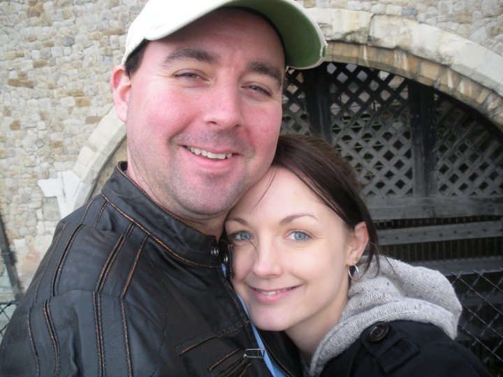 I am married to my best friend Eric. We met while working together at a grocery store. We were friends for a few years before we started dating and we've been inseparable ever since.