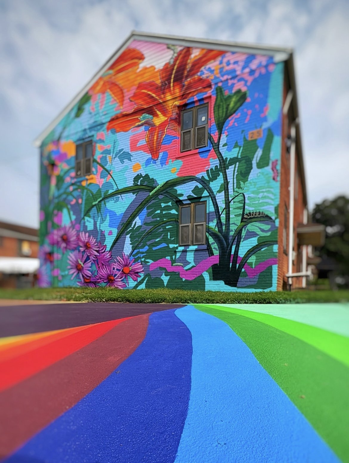 HALL MANOR MURAL FEST - SPROCKET MURALWORKS
