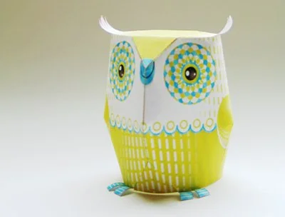 DIY Paper Owl from 3EyedBear