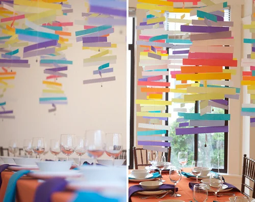 How To Tuesday: Modern Colorful Mobiles from Project Wedding
