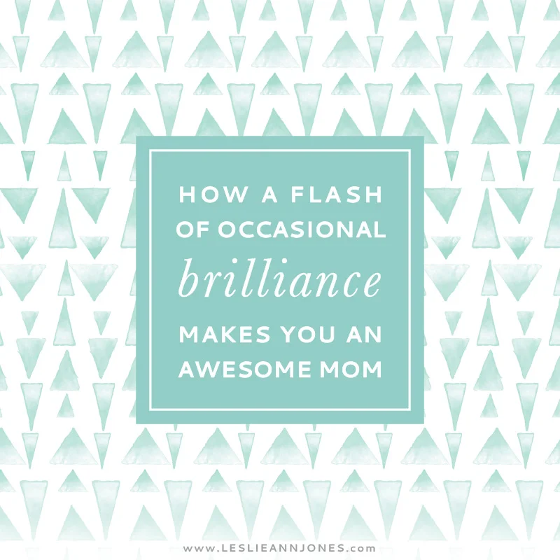 An Occasional Flash of Brilliance Is All It Takes