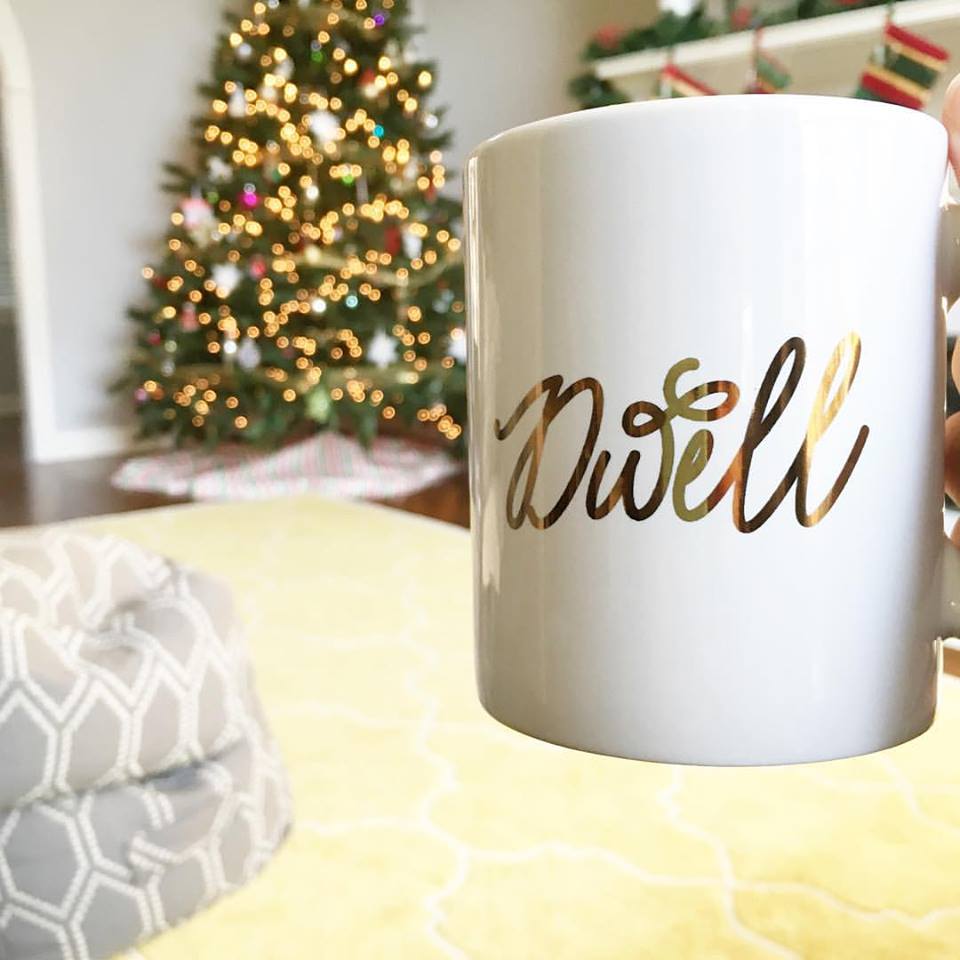 Gold Foil Dwell Mug