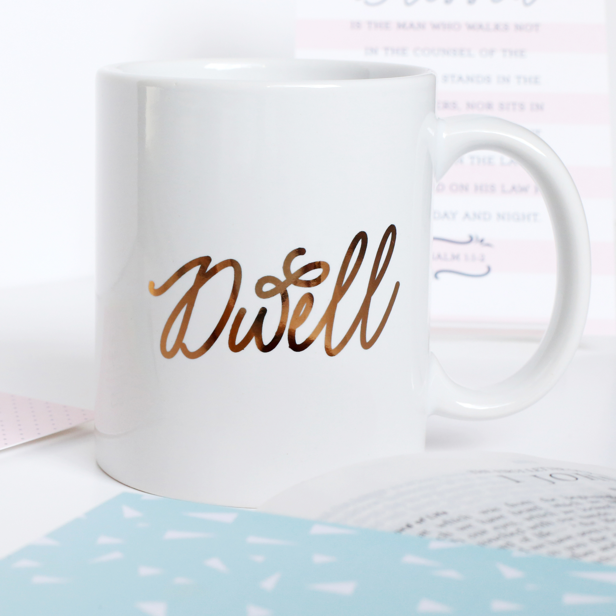 New Product! Gold Foil Dwell Mugs
