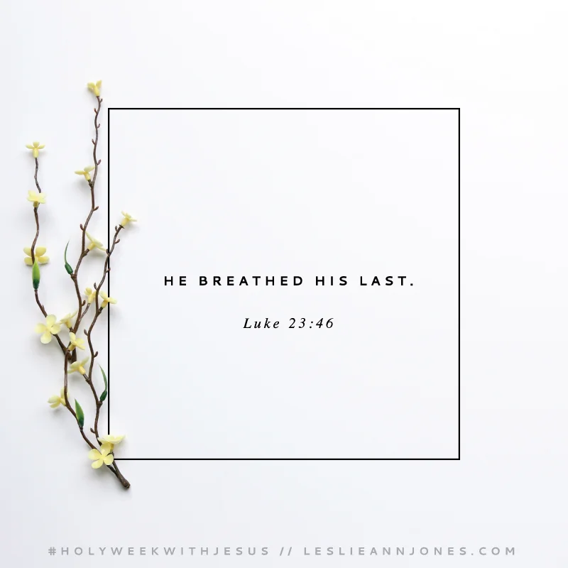 Holy Week Day 6: Good Friday