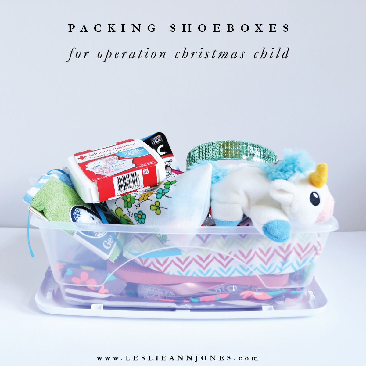 christmas child shoebox ideas