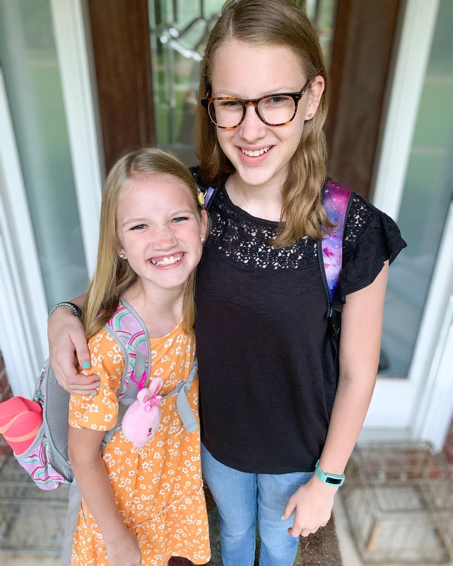 Here we go! Fifth and seventh grade for these two. ❤️