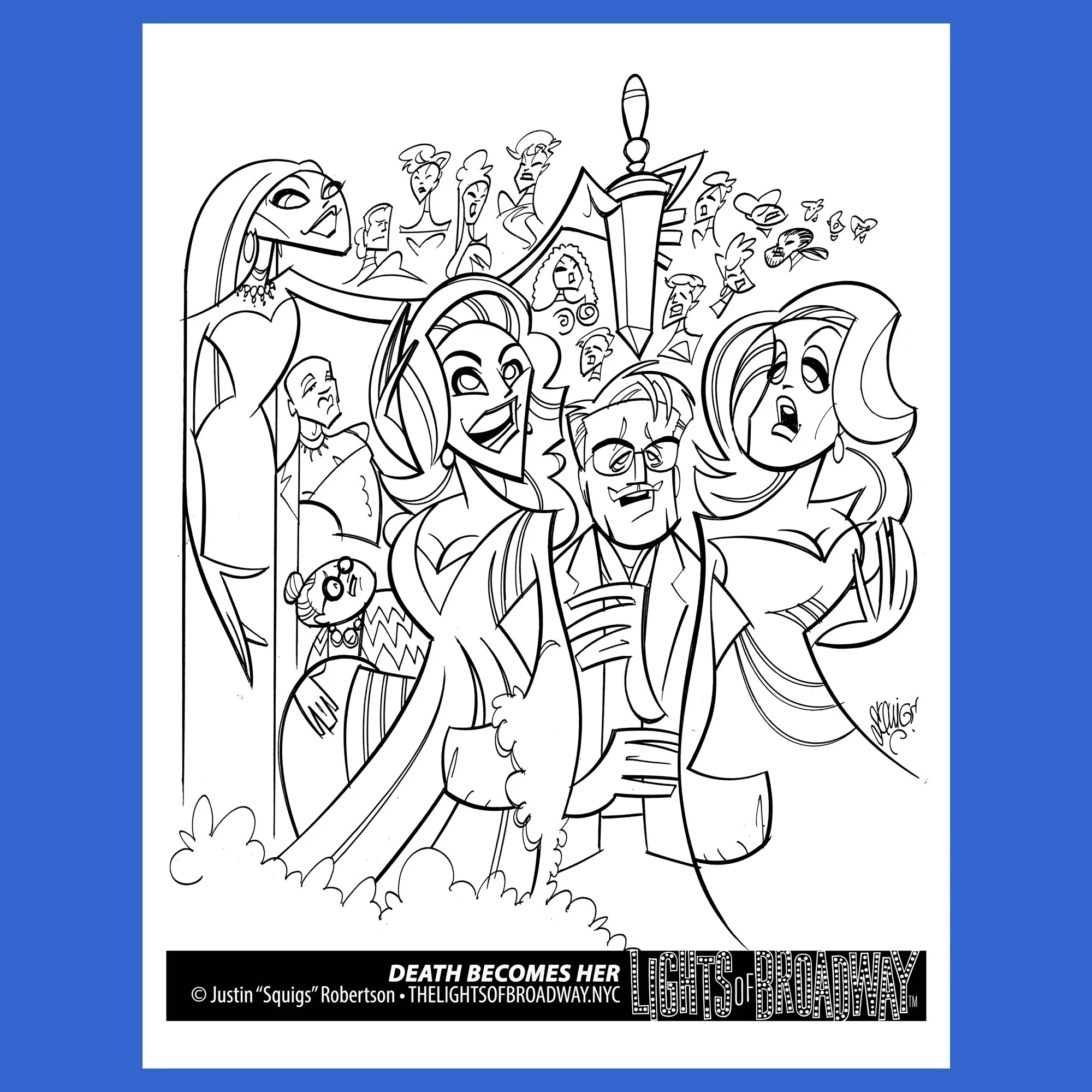 Coloring Page: Death Becomes Her