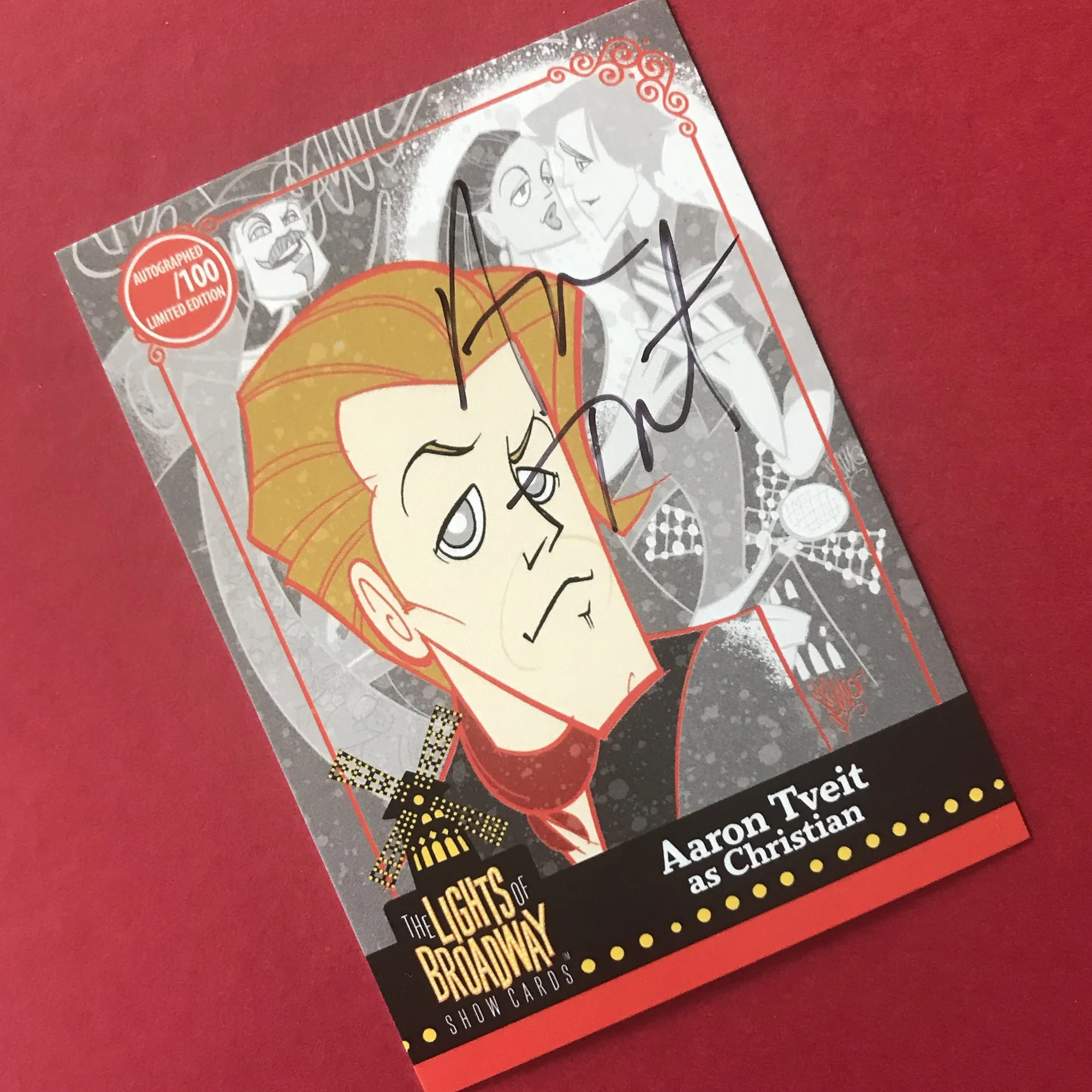 Moulin Rouge Autograph: Aaron Tveit