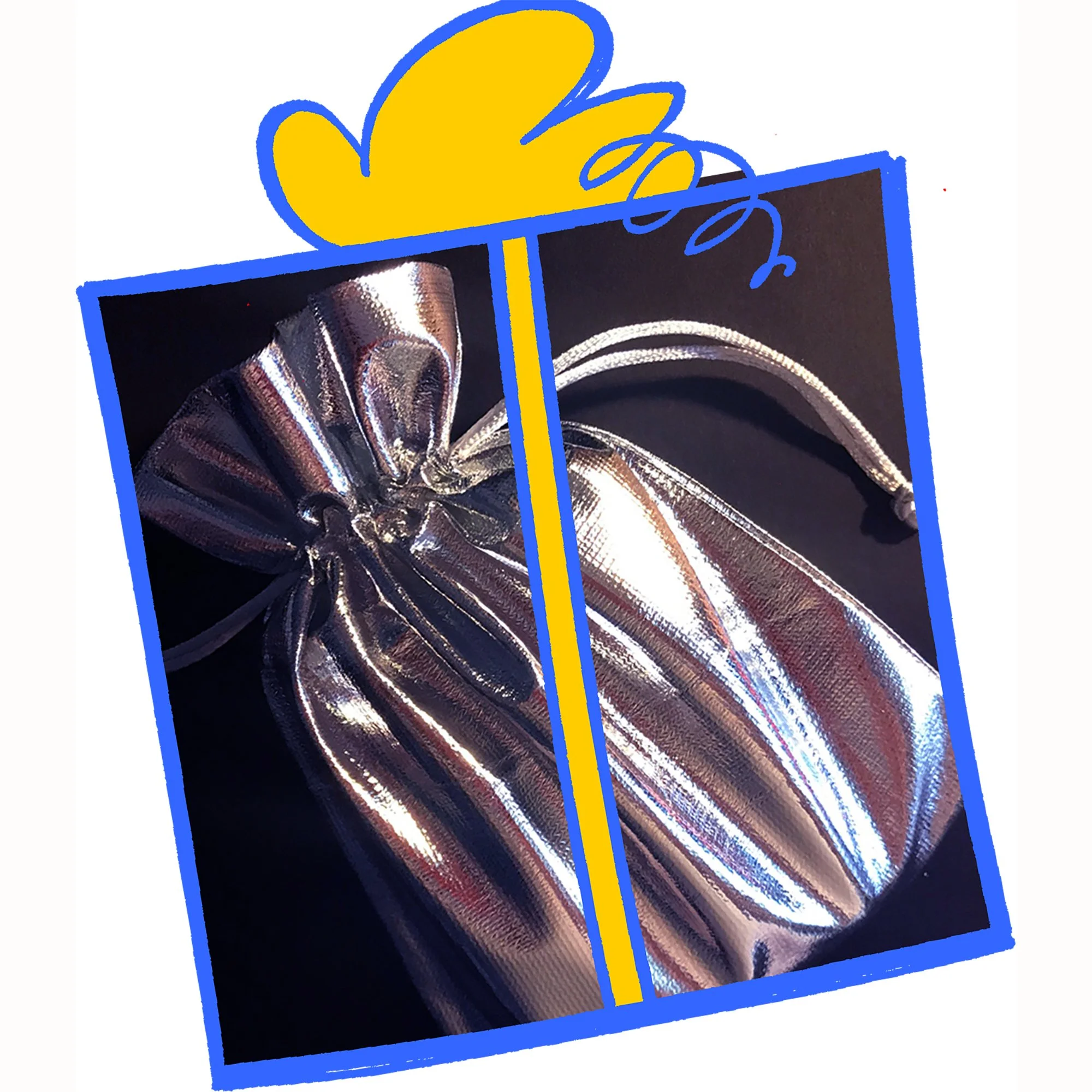 Silver Bags!: Silver Gift Wrapping!