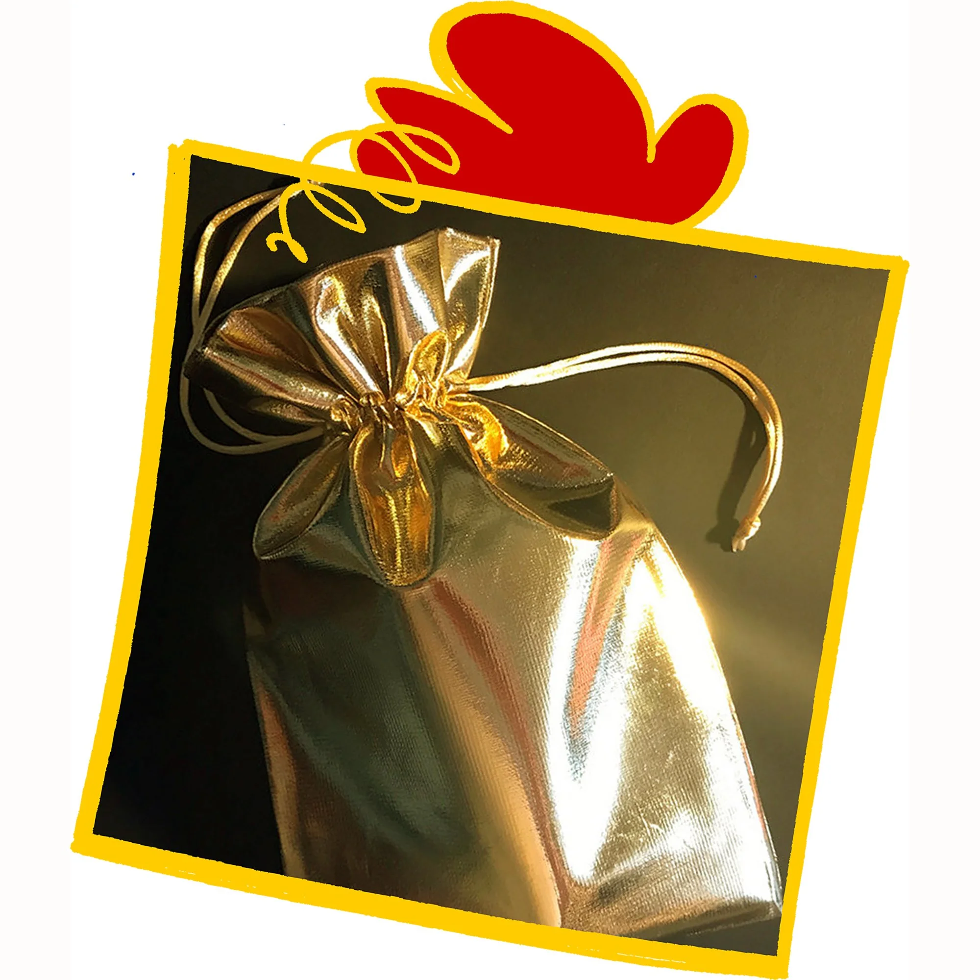 It's In the Bag: Gold Gift Wrapping!