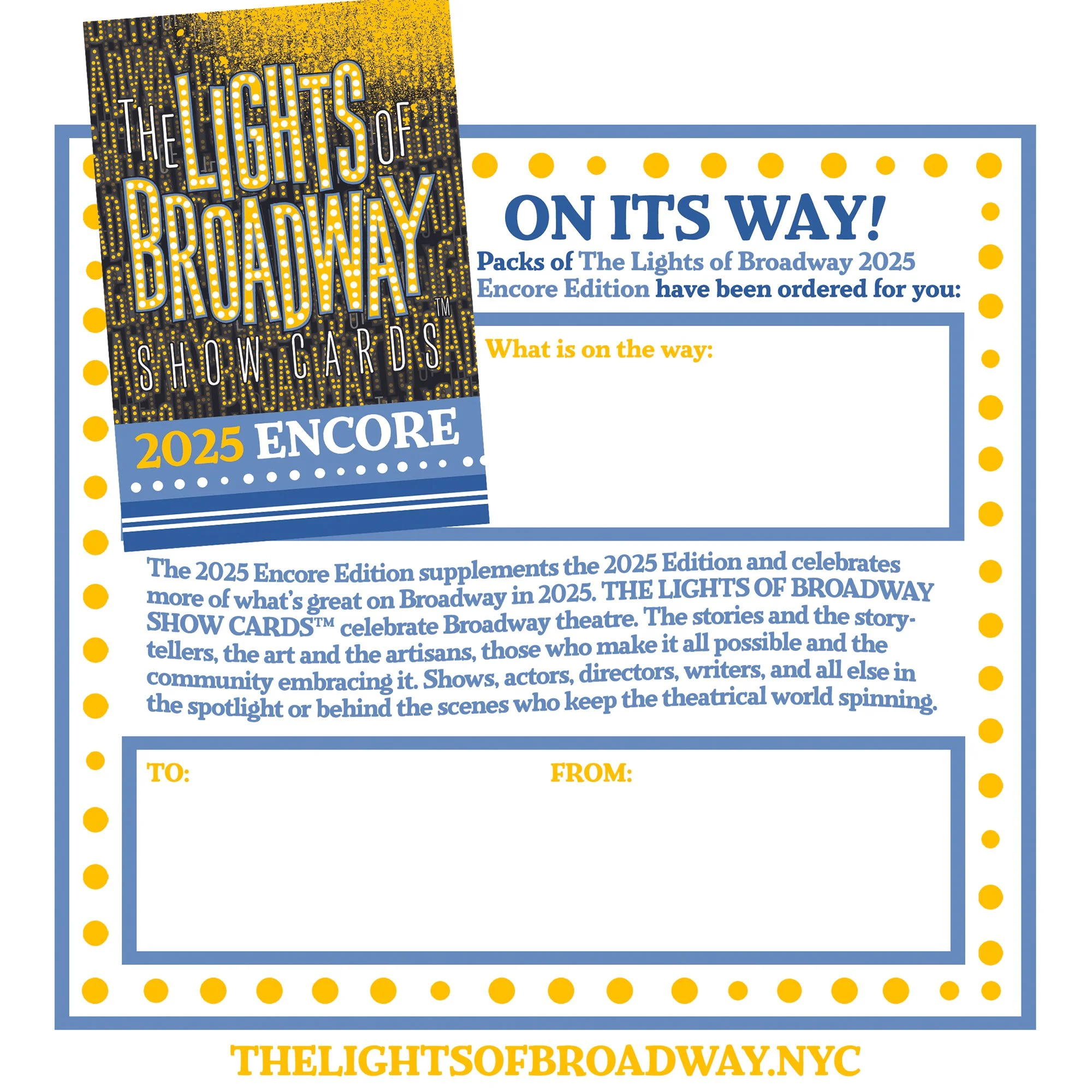 2025 Encore: "On Its Way" Notice Download