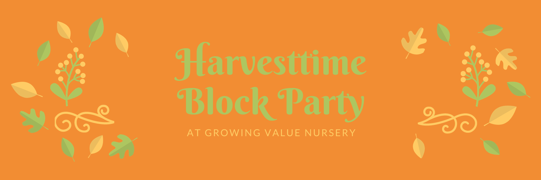 Harvesttime Block Party