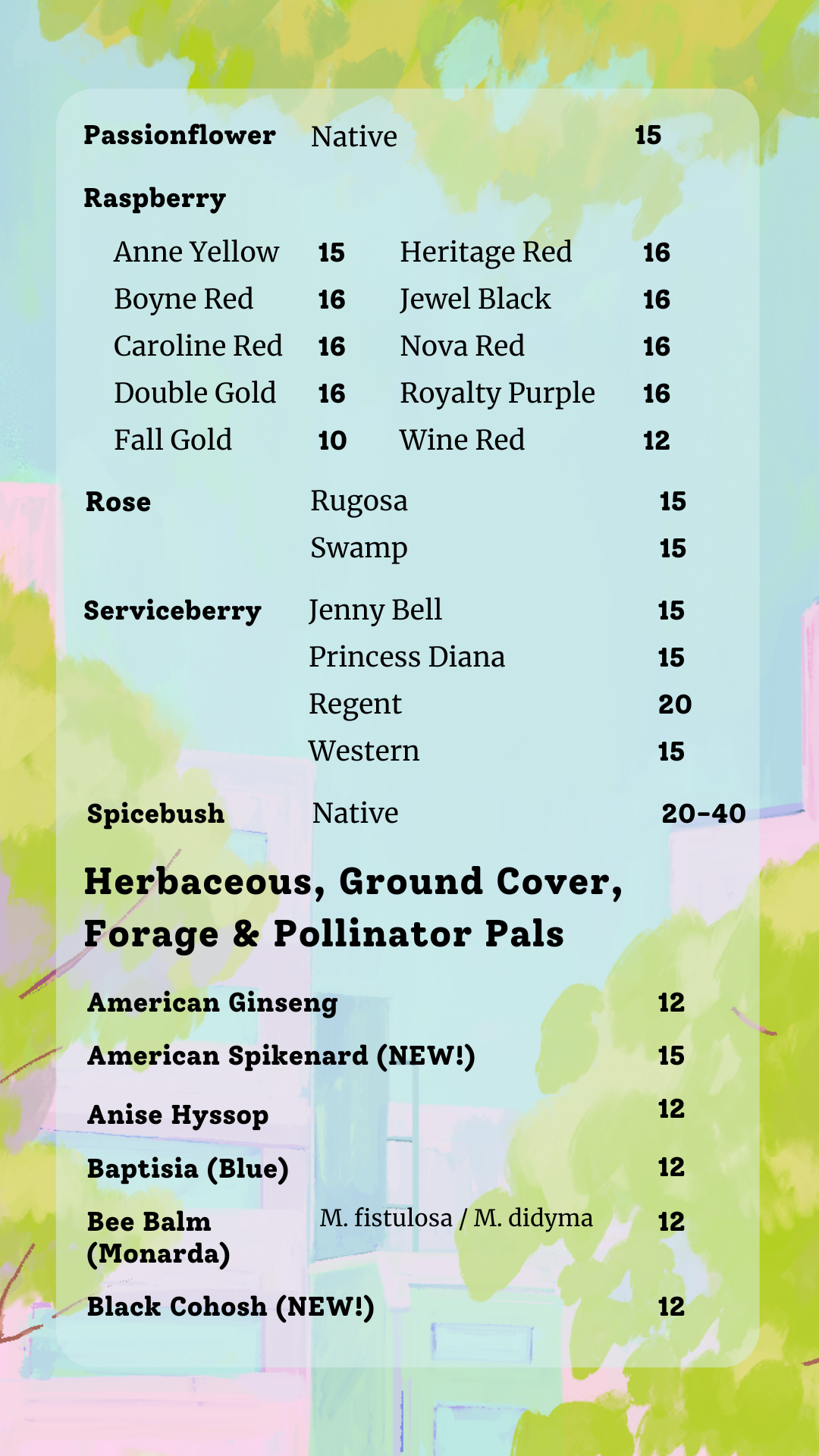 5 Passionvlower to Serviceberry plus Herbs.png